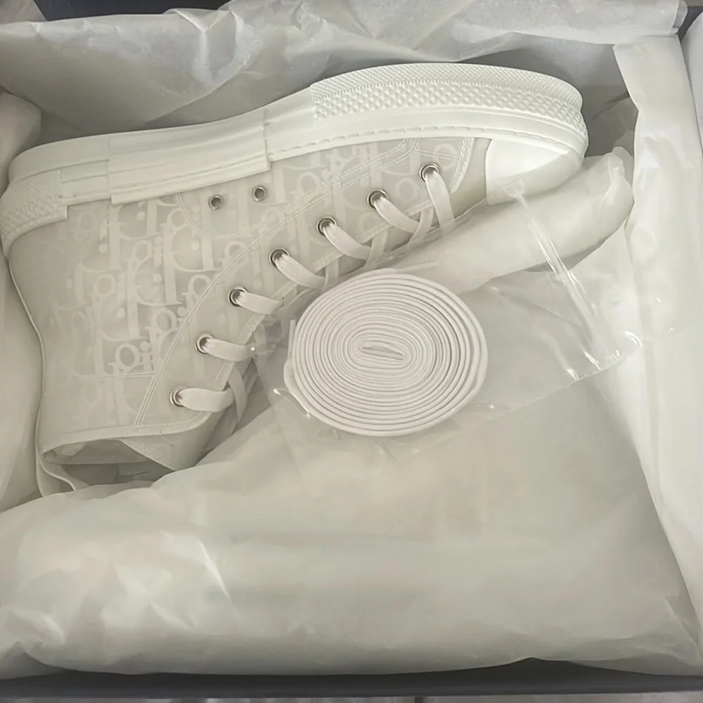 Brand New never worn Dior HT Sneakers white on white - Picture 4 of 6